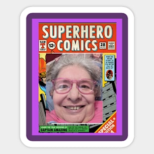 Judy is a superhero Sticker